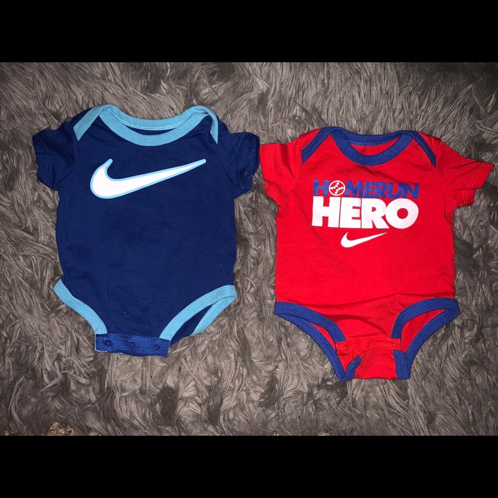 2 Nike onesies